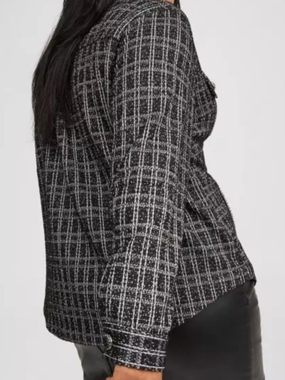 Torrid Stretch Boucle Shacket - Picture 3 of 7